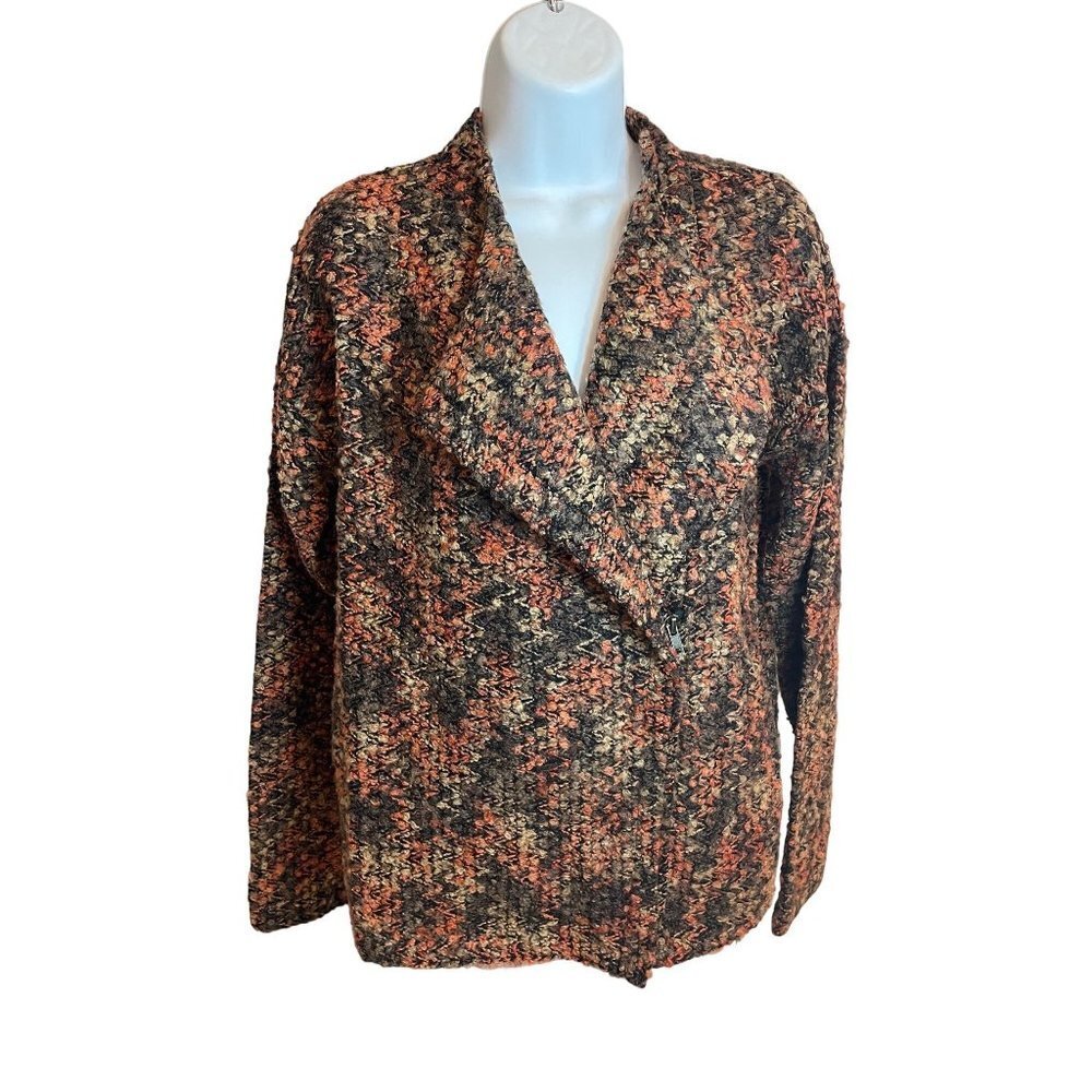 Mystree NWT Multicolor Tweed Rider Jacket Sz L